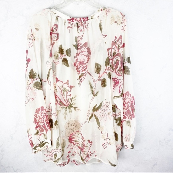 [Lucky Brand]  Floral Loose Blouse - Picture 5 of 8